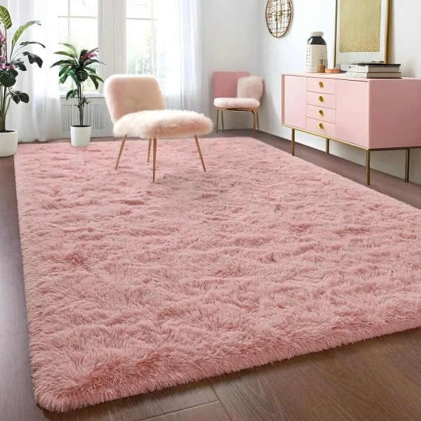 Fluffy Rugs for Bedroom Fuzzy Area Rugs for Living Room
